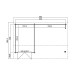  Outdoor Life Products | Tuinhuis met Overkapping Kenzo 540 x 300 | Geïmpregneerd | Olijfgroen 210217-01